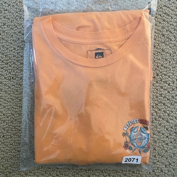 QUIKSILVER Waterman Collection “Let’s Get Chummy” Tee Shirt Men XL - Picture 6 of 6